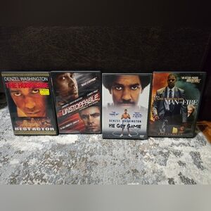 4 Denzel Washington Movie Bundle